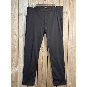 Theory Zaine SW Ascend Tech Pants Mens 38 Black Nylon Stretch H117212R
